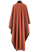 Yves Saint Laurent Felted Wool Poncho Outerwear arcadeshops.com