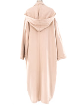 Khaki Quilted Silk Trench Coat Outerwear arcadeshops.com