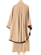 Yves Saint Laurent Caped Trench Coat Outerwear arcadeshops.com