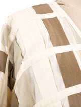 Tonal Ribbon Weave Jacket Jacket arcadeshops.com