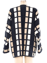 Colorblock Ribbon Weave Jacket Jacket arcadeshops.com