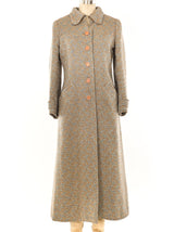 Ungaro Tweed Maxi Coat Outerwear arcadeshops.com