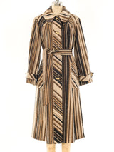 Striped Wool Maxi Coat Outerwear arcadeshops.com