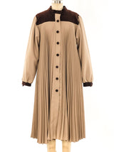 Accordion Pleated Swing Coat Outerwear arcadeshops.com
