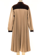 Accordion Pleated Swing Coat Outerwear arcadeshops.com