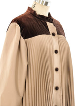Accordion Pleated Swing Coat Outerwear arcadeshops.com