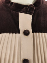 Accordion Pleated Swing Coat Outerwear arcadeshops.com
