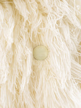 Ivory Yarn Shag Jacket Jacket arcadeshops.com
