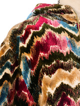 Chevron Tapestry Bomber Jacket Jacket arcadeshops.com