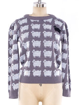 Novelty Black Sheep Sweater Top arcadeshops.com