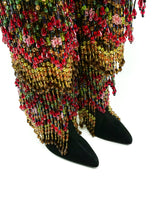 Todd Oldham Beaded Fringe Boots Accessory arcadeshops.com