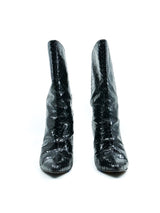 Black Snakeskin Boots Accessory arcadeshops.com