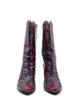 Snakeskin Striped Boots Accessory arcadeshops.com