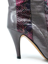 Snakeskin Striped Boots Accessory arcadeshops.com