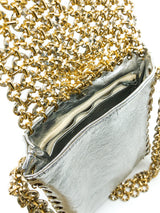 Metallic Silver Chain Strap Bag Accessory arcadeshops.com