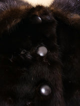 Ungaro Cropped Mink Jacket Jacket arcadeshops.com