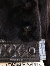 Ungaro Cropped Mink Jacket Jacket arcadeshops.com