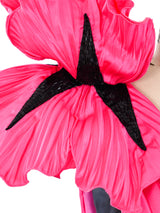 Eugene Alexander Sculptural Floral Satin Gown Dress arcadeshops.com