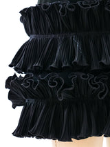 Ruffle Trimmed Cocktail Dress Dress arcadeshops.com