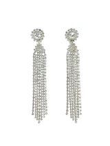 Rhinestone Embellished Chandelier Earrings Accessory arcadeshops.com