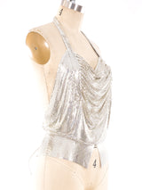 Whiting and Davis Chainmail Halter Top Top arcadeshops.com