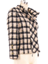 Chanel Metallic Check Tweed Jacket Jacket arcadeshops.com