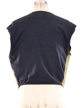 Jean Paul Gaultier Metallic Gold Vest Jacket arcadeshops.com