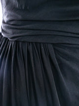 Halston Lace Up Chiffon Dress Dress arcadeshops.com