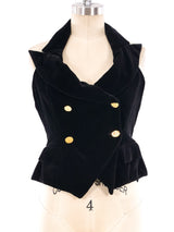 Vivienne Westwood Velvet Bustier Halter Top Top arcadeshops.com
