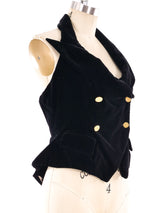 Vivienne Westwood Velvet Bustier Halter Top Top arcadeshops.com