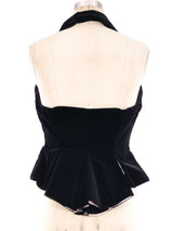 Vivienne Westwood Velvet Bustier Halter Top Top arcadeshops.com