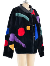 Krizia Multicolor Patchwork Fur Jacket Jacket arcadeshops.com