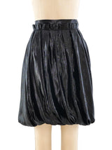 Krizia Black Lurex Bubble Skirt Bottom arcadeshops.com