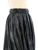 Krizia Black Lurex Bubble Skirt Bottom arcadeshops.com
