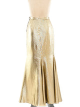 Vicky Tiel Metallic Gold Ensemble Suit arcadeshops.com
