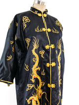 Dragon Embroidered Chinese Robe Jacket arcadeshops.com