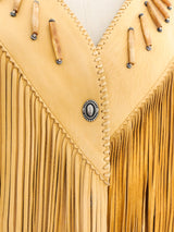 Fringed Leather Western Jacket Jacket arcadeshops.com