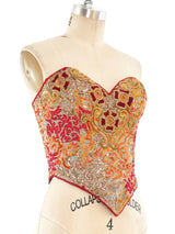 Louis Feraud Embellished Bustier Top arcadeshops.com