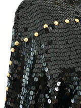Sequin Embellished Cropped Jacket Jacket arcadeshops.com