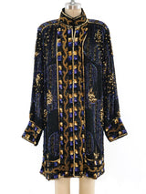 Sequin Embellished Silk Jacket Jacket arcadeshops.com
