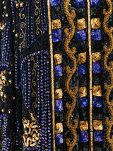 Sequin Embellished Silk Jacket Jacket arcadeshops.com