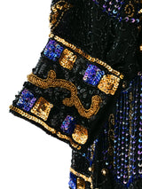 Sequin Embellished Silk Jacket Jacket arcadeshops.com