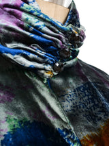 Ungaro Printed Velvet Wrap Top Top arcadeshops.com