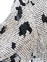 Leopard Sequin Silk Chiffon Dress Dress arcadeshops.com