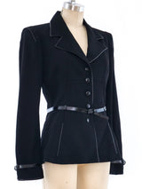 Karl Lagerfeld Belted Jacket Jacket arcadeshops.com