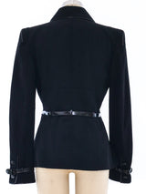 Karl Lagerfeld Belted Jacket Jacket arcadeshops.com