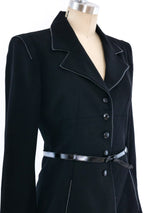 Karl Lagerfeld Belted Jacket Jacket arcadeshops.com