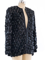 Bill Blass Quilted Sequin Jacket Jacket arcadeshops.com