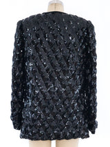 Bill Blass Quilted Sequin Jacket Jacket arcadeshops.com