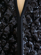 Bill Blass Quilted Sequin Jacket Jacket arcadeshops.com